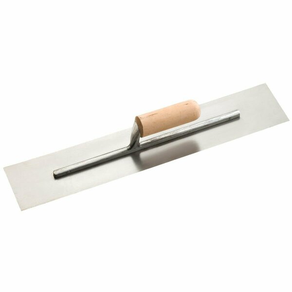 All-Source 4 In. x 20 In. Finishing Trowel with Basswood Handle 322635